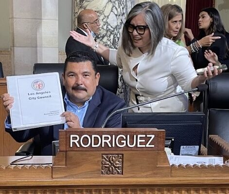 Guillermo Steals the Thunder at L.A. City Hall